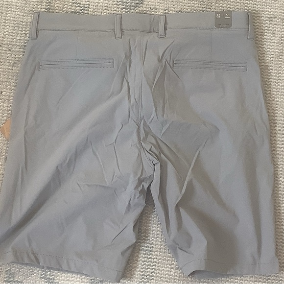 J. Crew Gray Flat Front Tech Shorts - Picture 2 of 2